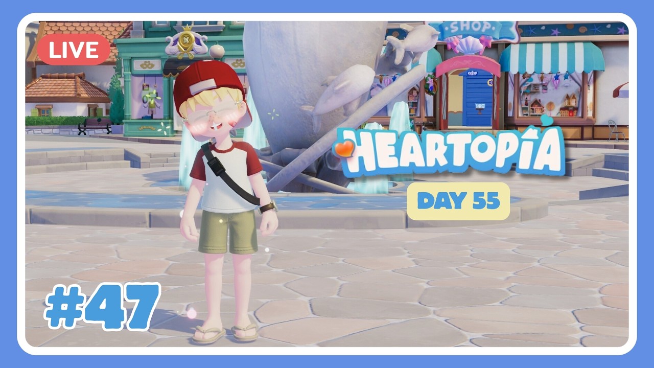 Day 55 มาเดินเล่นส่องนก จับแมลงต่อครับ Heartopia💙 #47