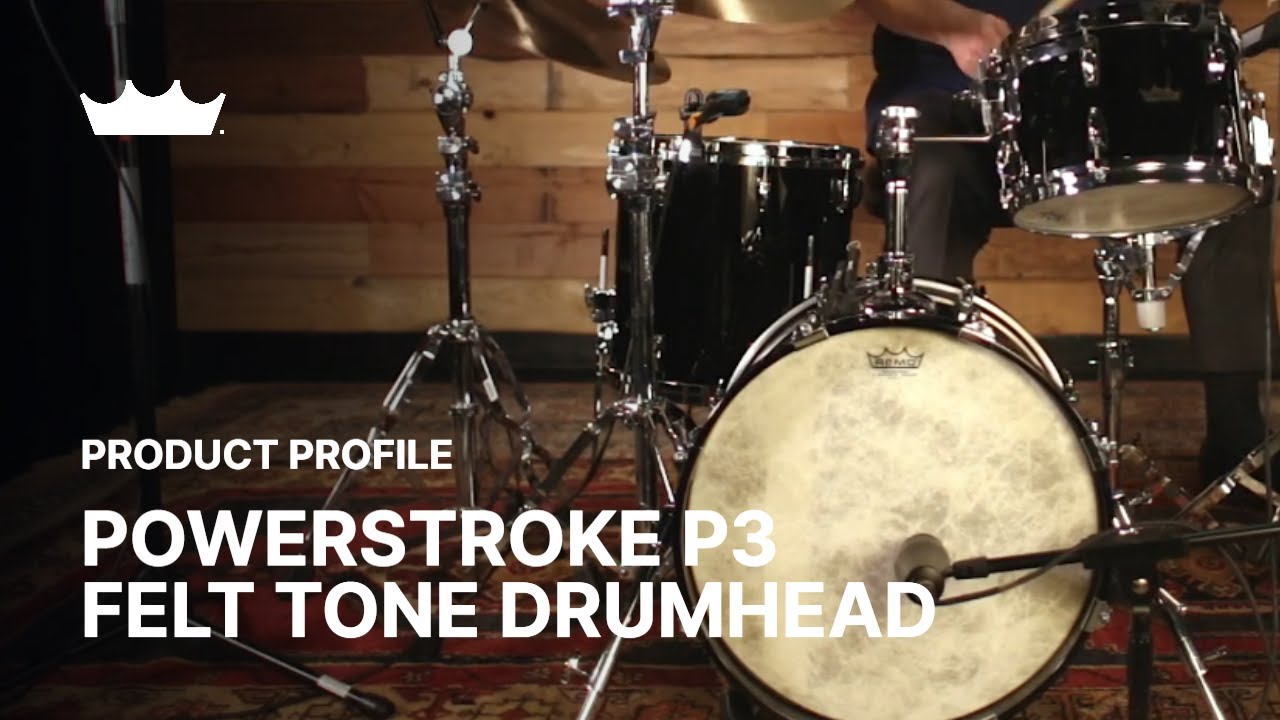 Powerstroke P3 Felt Tone Drumhead | Remo
