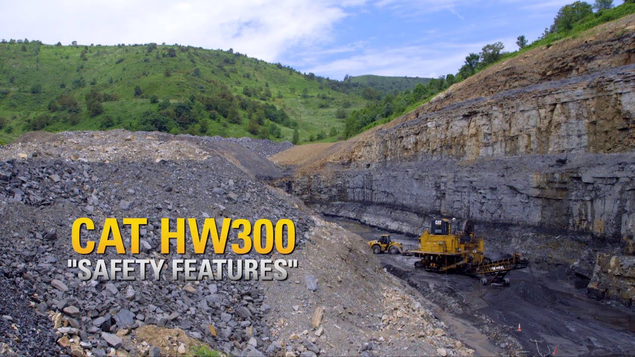 Cat® Highwall Miner - HW300 Safety Features