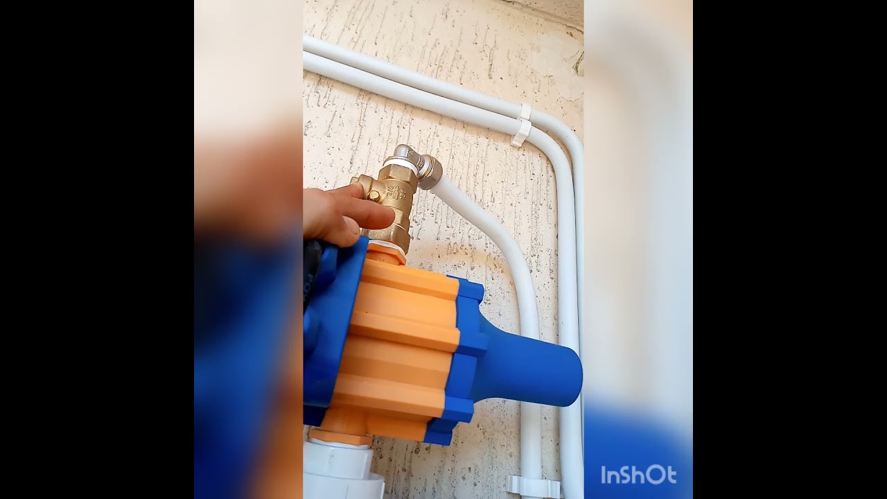 installation citerne vertical 800L retiré le branchement de remplissage par le distructeur sanitaire