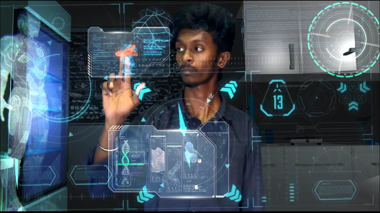 Hologram Jarvis Editing |HUD EFFECT IRON MAN |Steven ashok 49|#ironman #vfx