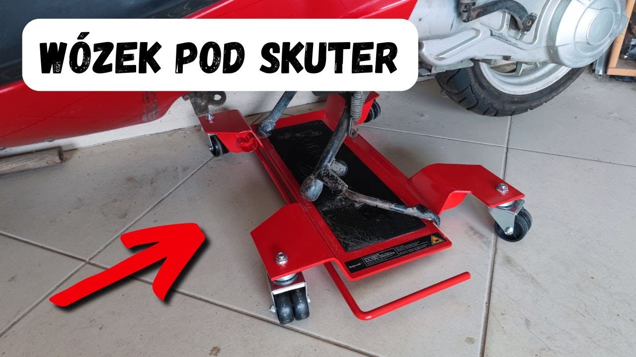 Wózek transportowy Rothewald pod skuter lub motocykl