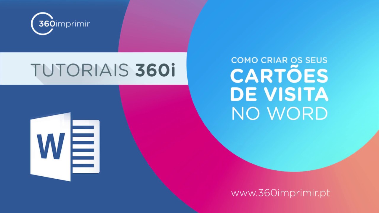Como Fazer Cartões de Visita no Word - Fácil e Original | 360imprimir