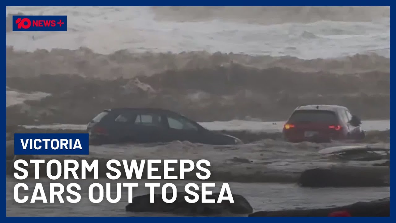 Flash Floods Sweep Cars Out To Sea As Freak Thunderstorm Hits Victoria | 10 News+