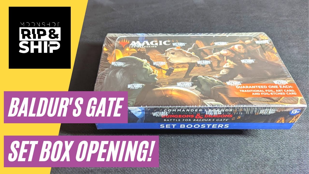 Commander Legends 2: Baldur's Gate Set Box Opening - Crazy Overpowered Borderless Mythic! #mtg