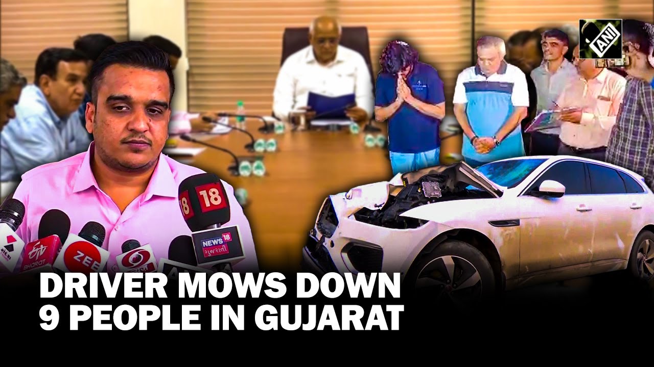 Nine people crushed to death by luxury car in Gujarat's Ahmedabad, driver arrested