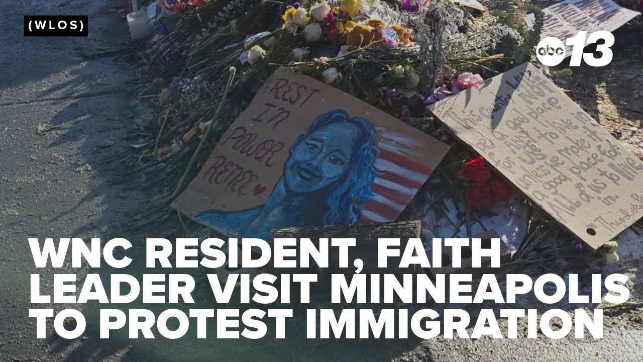WNC resident and faith leader join thousands in Minneapolis for immigration protest