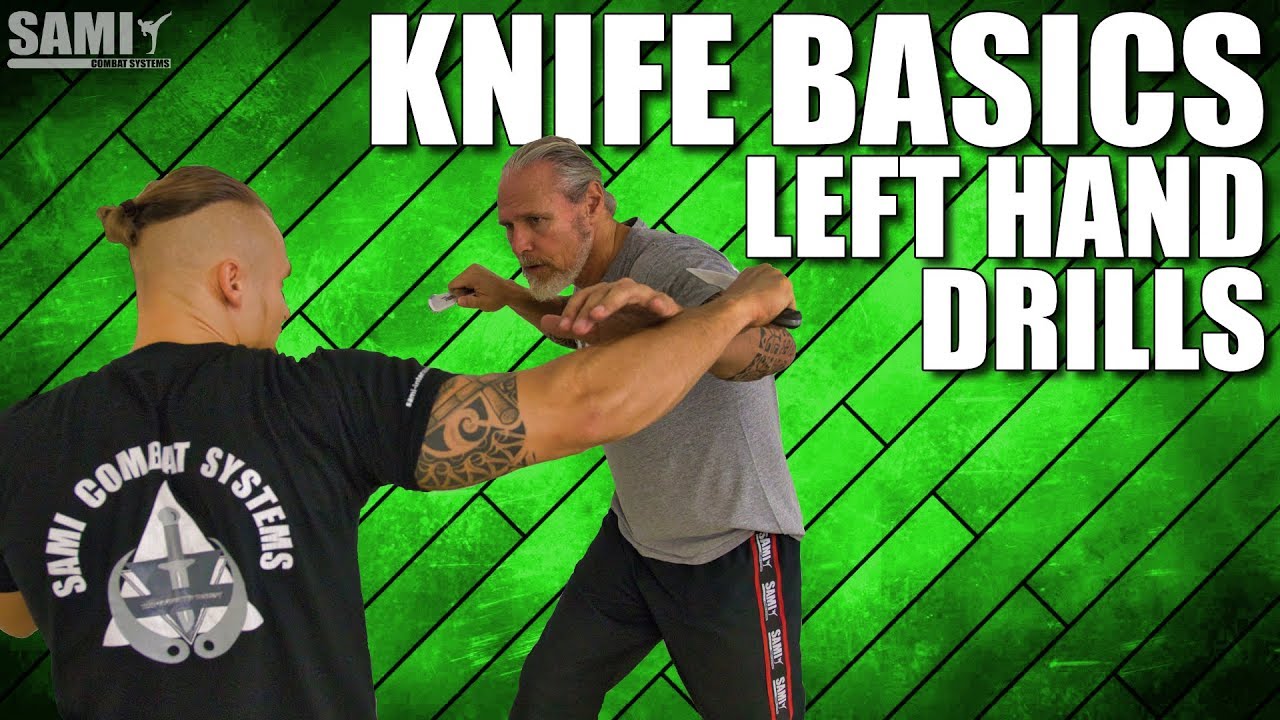 Knife basics - Left hand drills