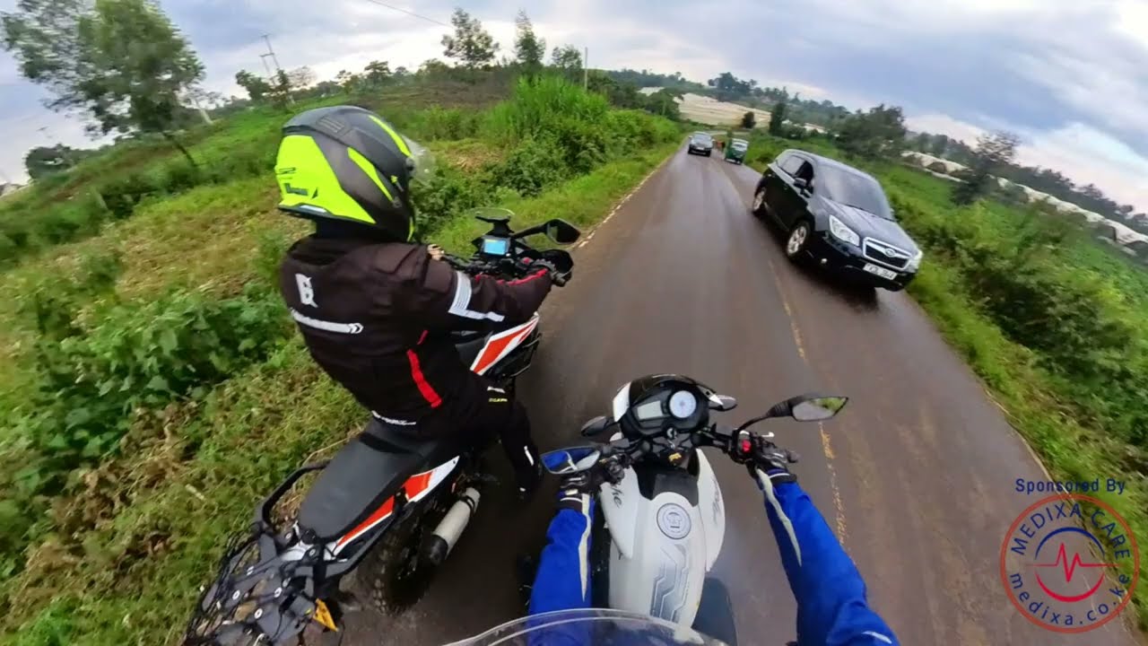 Apache RTR 180 Off-roading With KTM 390 Adventure in Africa's Richest Village Tigoni Kenya