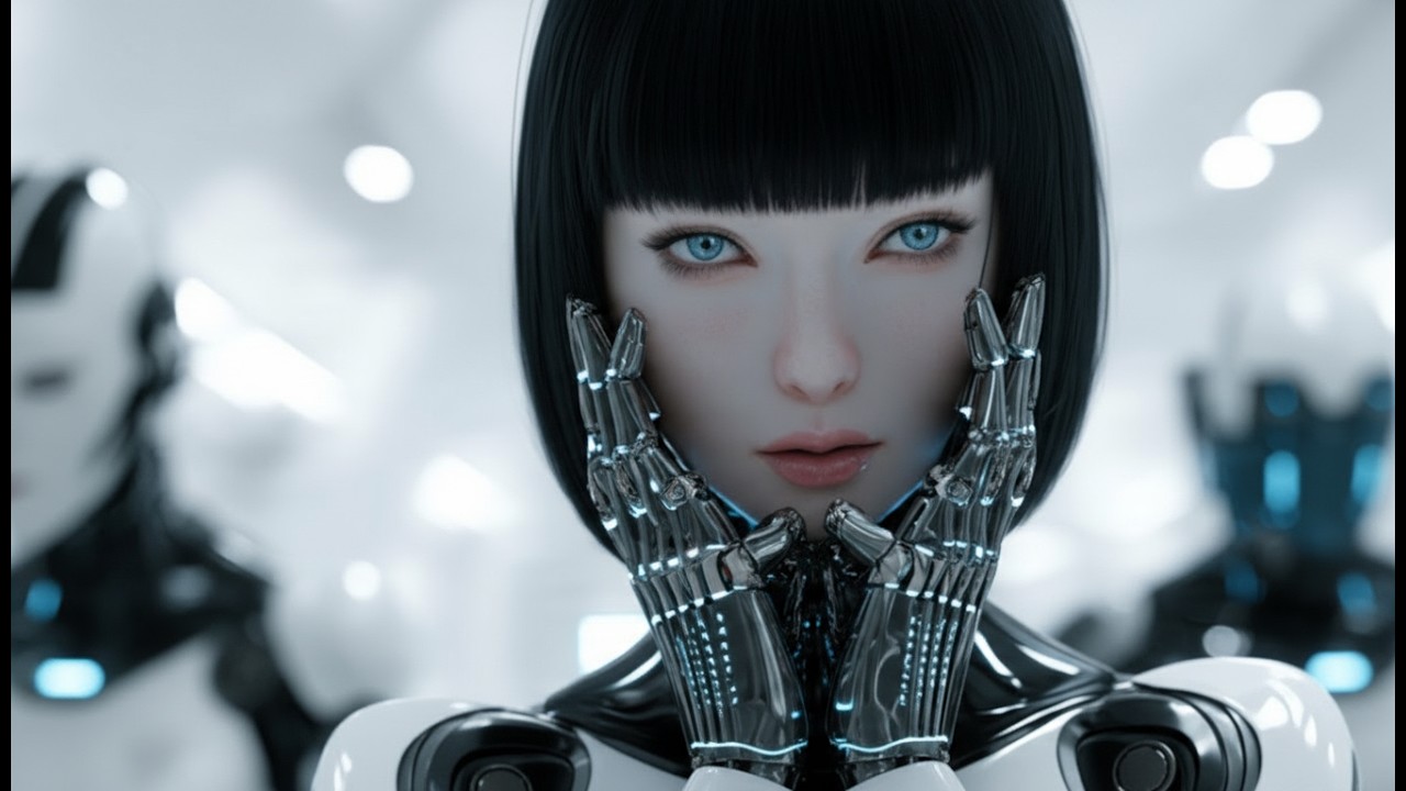 Perfect Android Girl Psychotronic in the Year 2070 A Sci Fi AI Generated Short Film
