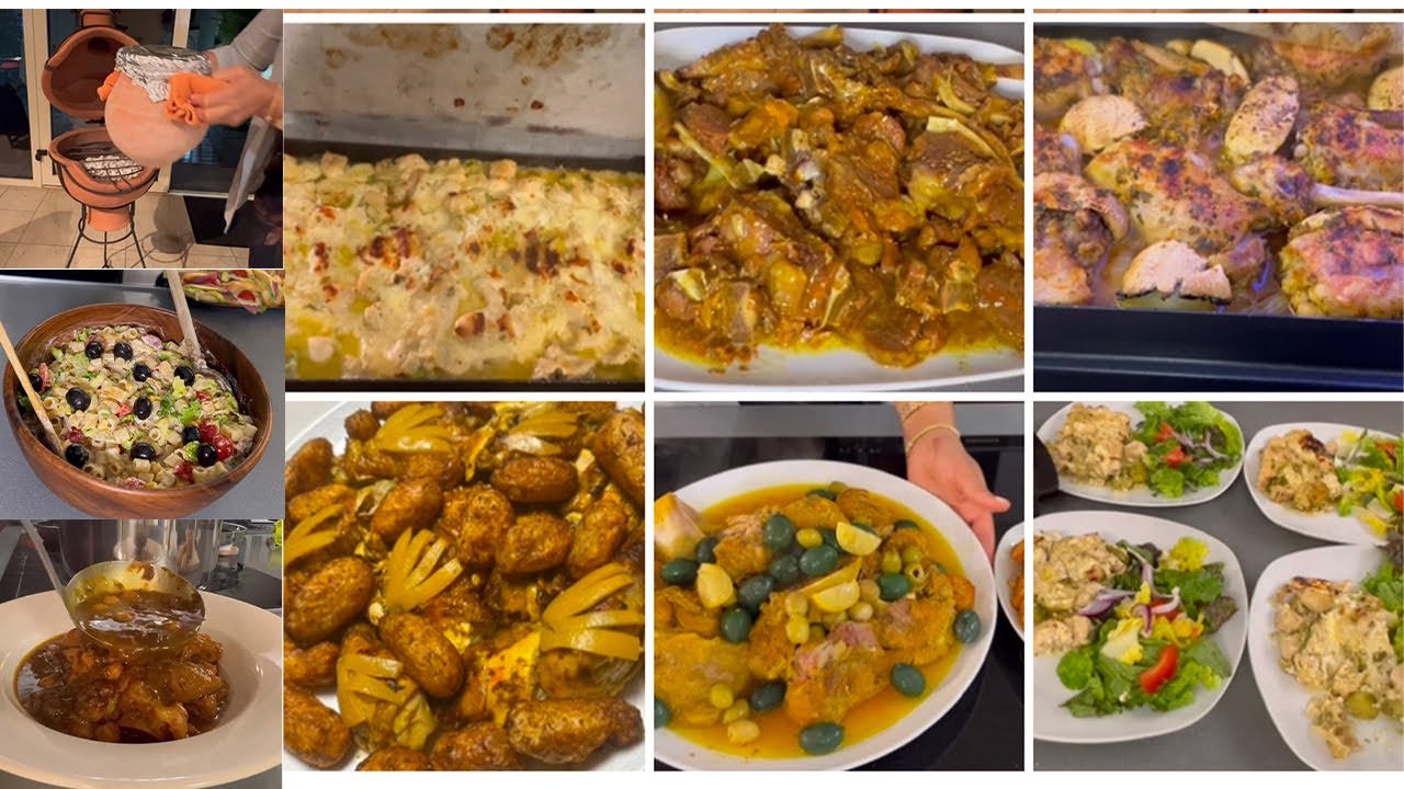 🍝16 Recettes très convivial De quoi varier et composer votre menu de la semaine /poulet/viandes/pâte