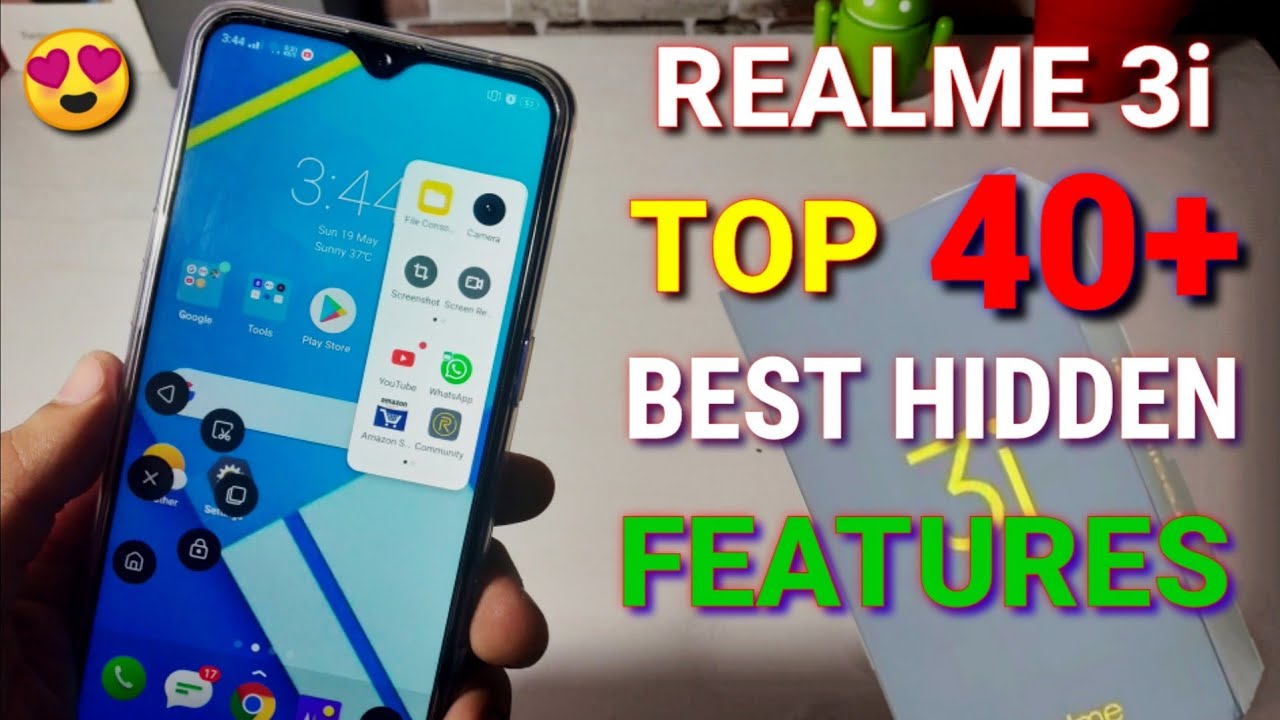 Realme 3i tips & tricks | top best 40+ hidden features for Realme 3i | Camera features | Hindi