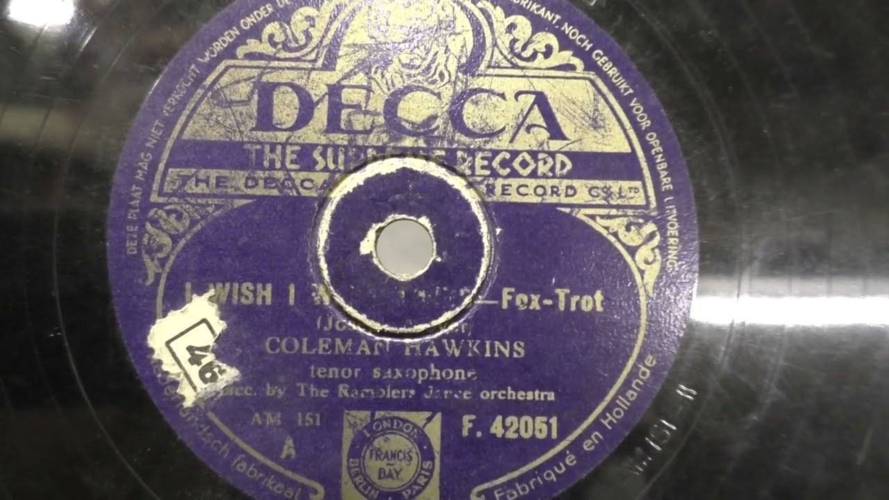 Coleman Hawkins with The Ramblers: I wish I were twins. (1935).