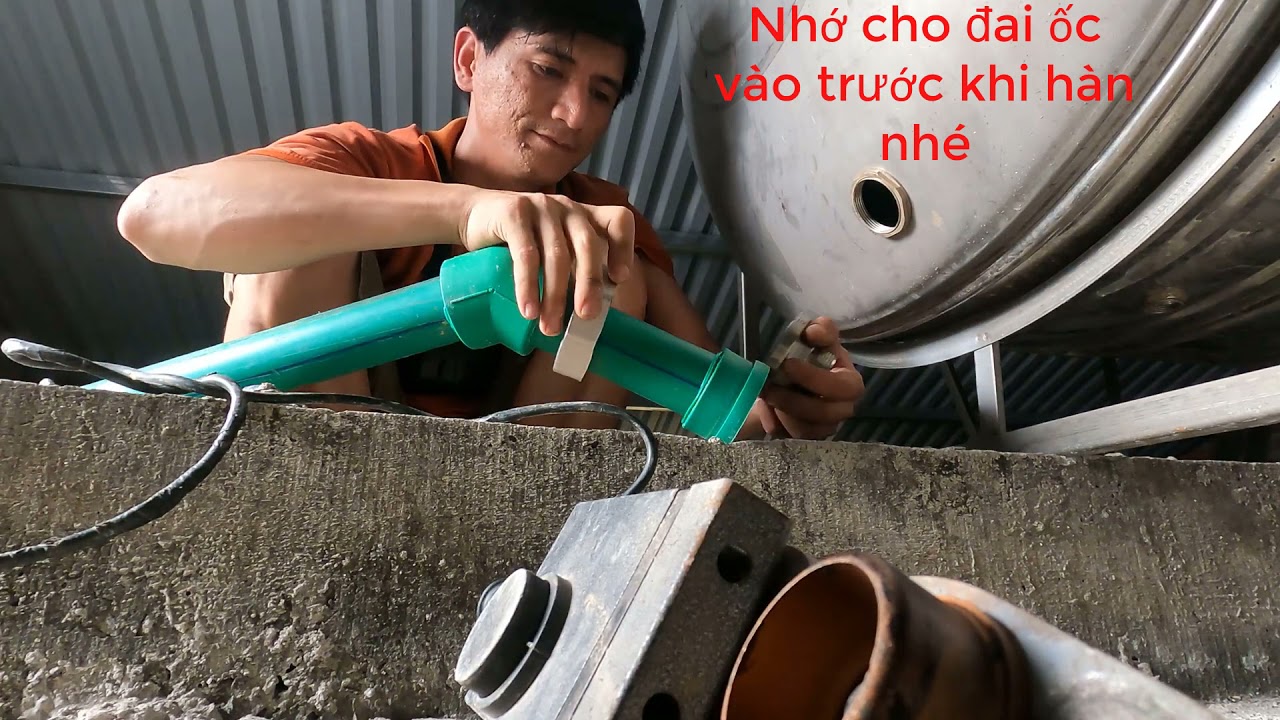 Hướng dẫn đấu nối ống nước từ téc xuống thiết bị