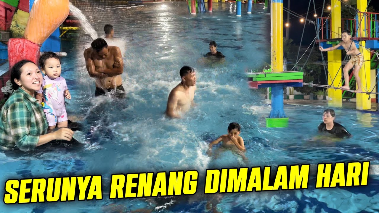 VLOG DITDIM FAMILY DAY 2 MENUJU GUCI TEGAL.. MANDI DI KOLAM HANGAT MALAM HARI ENAK JUGA..