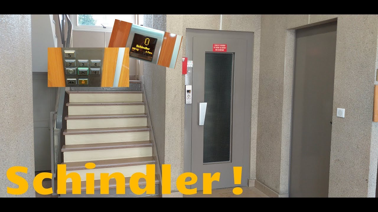 Old 70's no inner doors elevator modernised by Schindler (2010's) with FI MXB