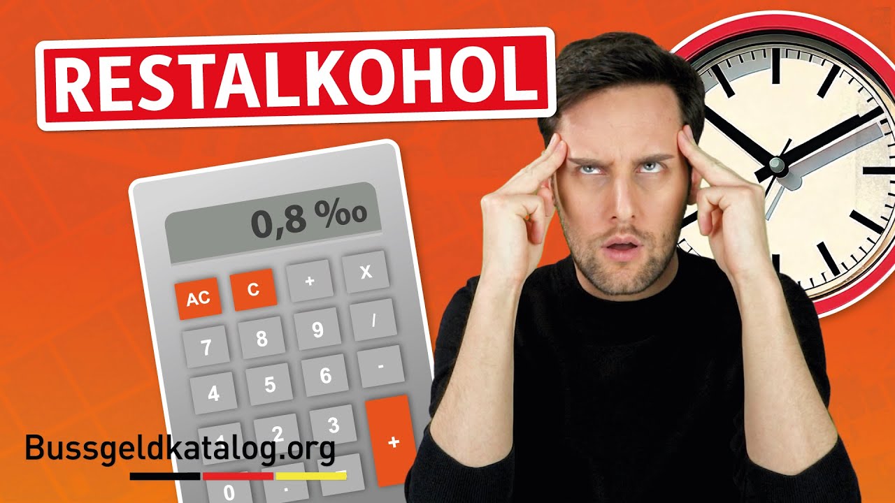 🍹 Restalkohol: Wann dürft ihr wieder hinters Steuer? 🍷