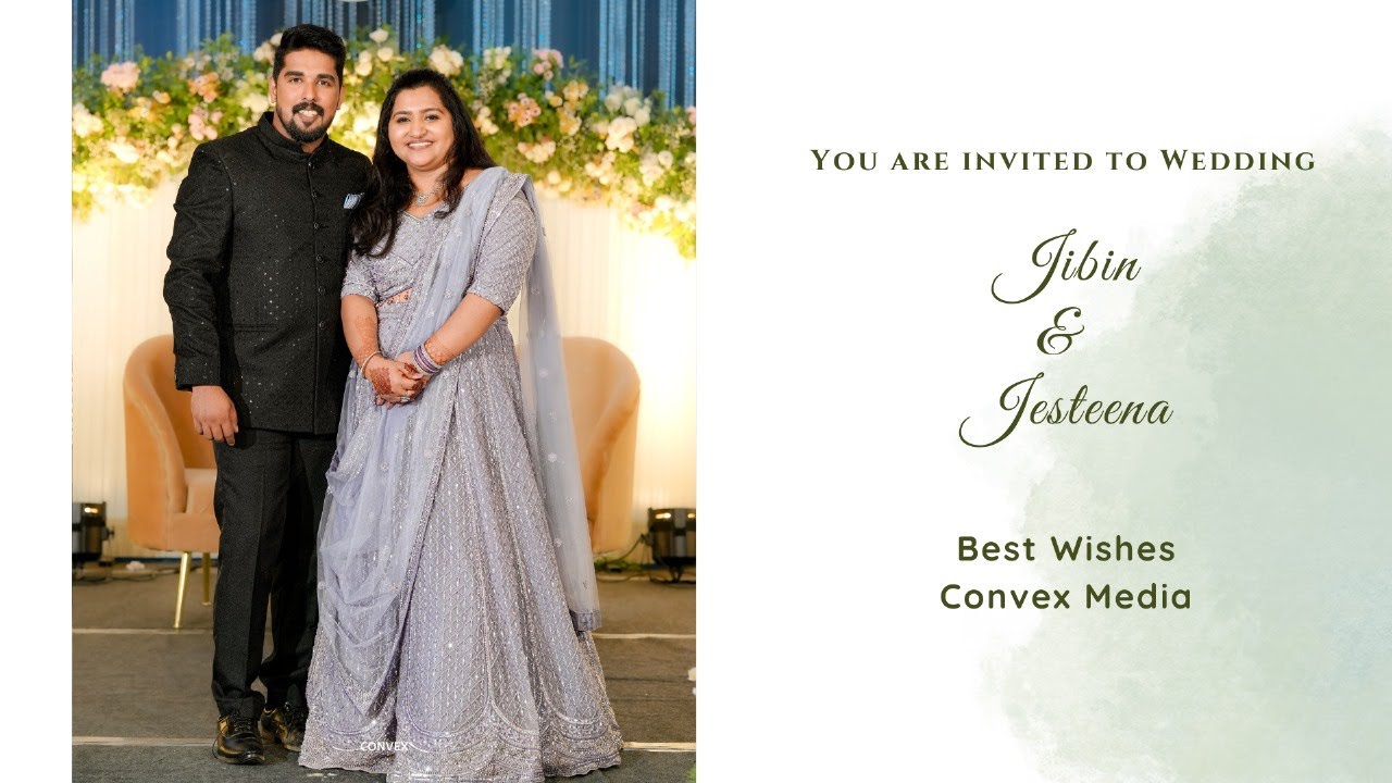 Wedding Ceremony | Jibin & Jesteena | 10.15 AM | Monday | 10.02.2025 |