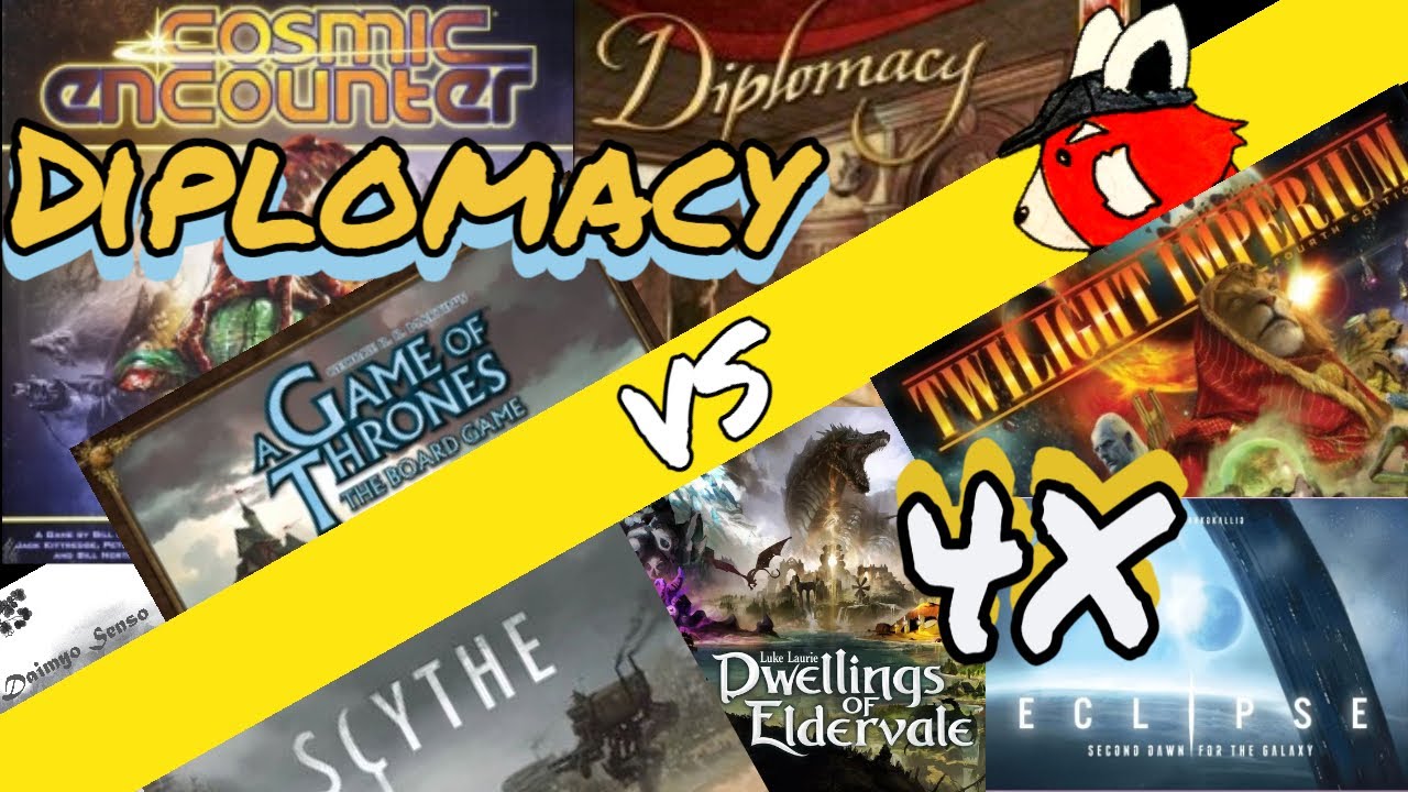 Diplomacy Board Games vs 4X Board Games | Game vs Game | S1 E4