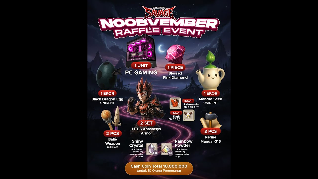 RAFFLE NOVEMBER SEAL SAVAGE - Seal Savage #103