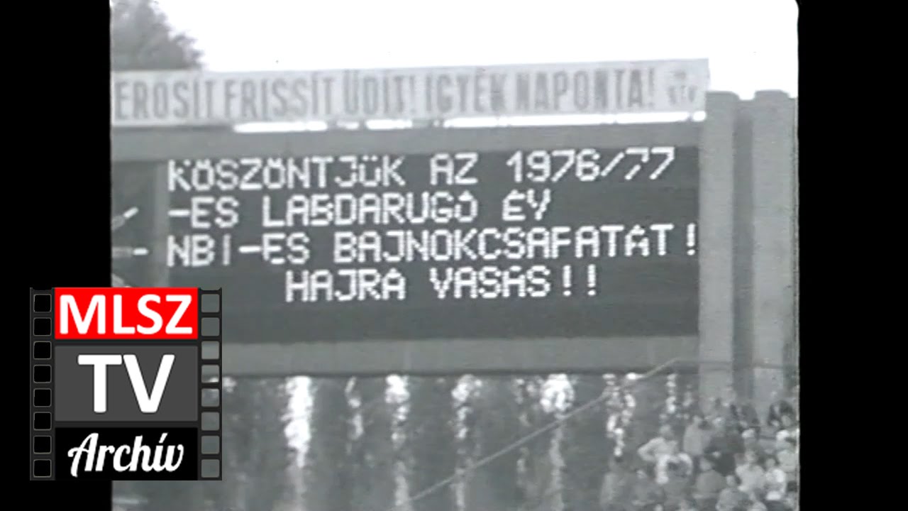 Vasas-ZTE | 3-1 | 1977. 06. 08 | MLSZ TV Archív