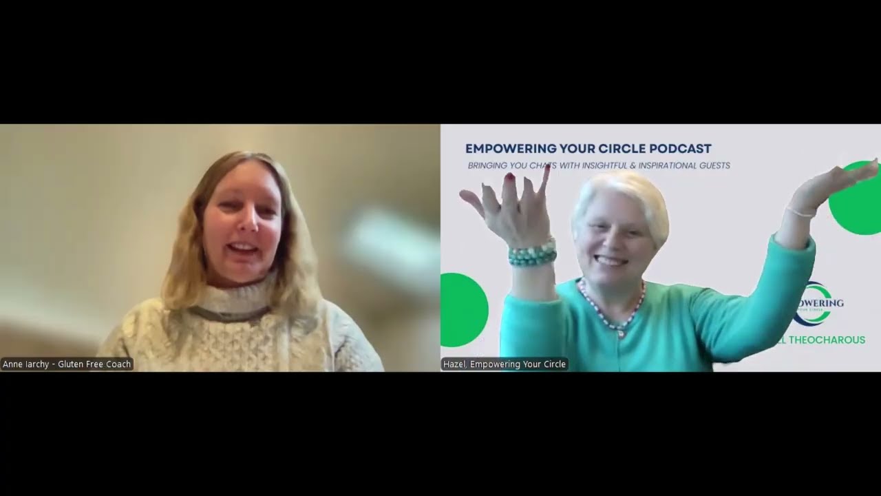 Hazel Theocharous of Empowering Your Circle chats with Anne Iarchy -  Gluten Free & Coeliac Disease