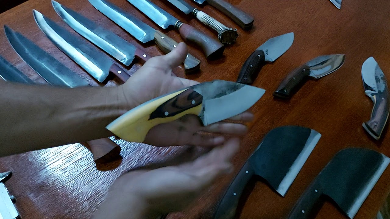Facas artesanais aço 5160 e 1070