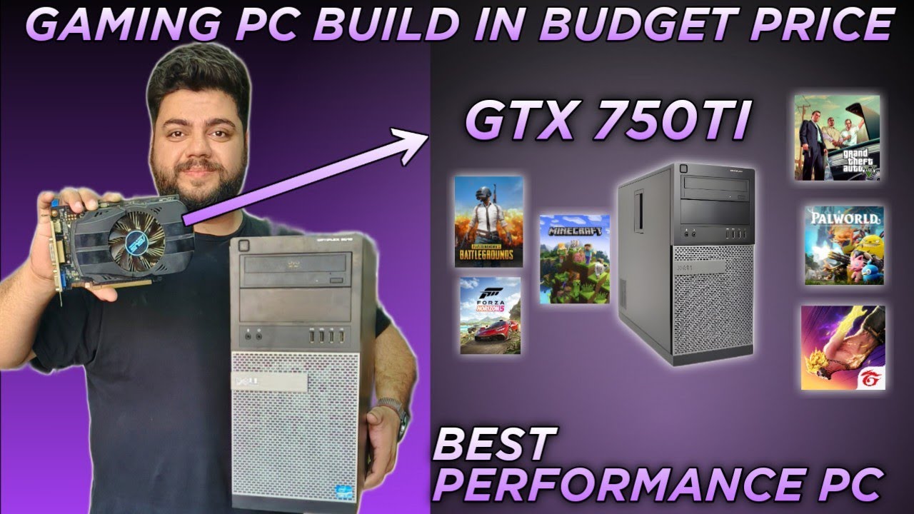 Gaming pc build in 2024 | Low budget gaming pc | Nvidia gtx 750 ti Gaming Performance | Eid Offer |