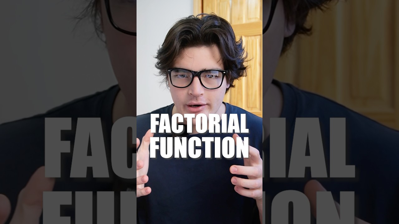 Why is 0 factorial 1? #maths #shorts