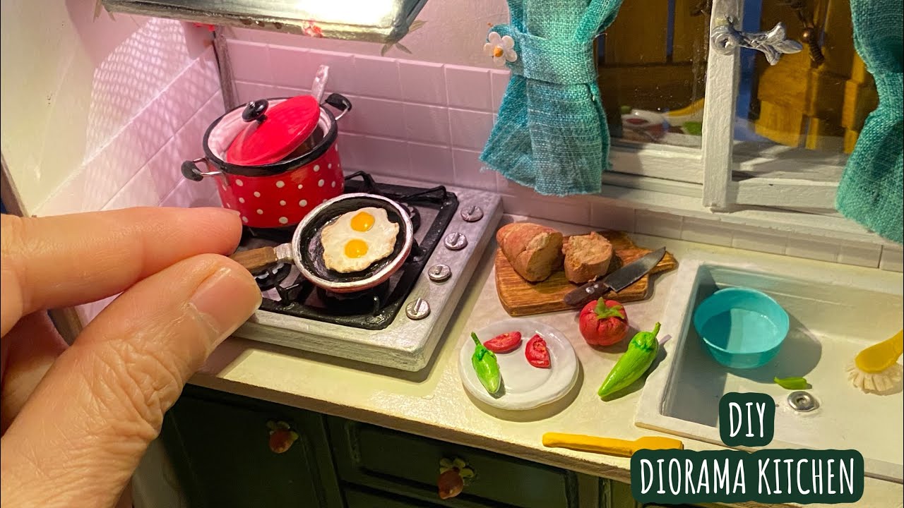 Удивительно! Созданы миниатюры для мини-кухни в масштабе 1:12.