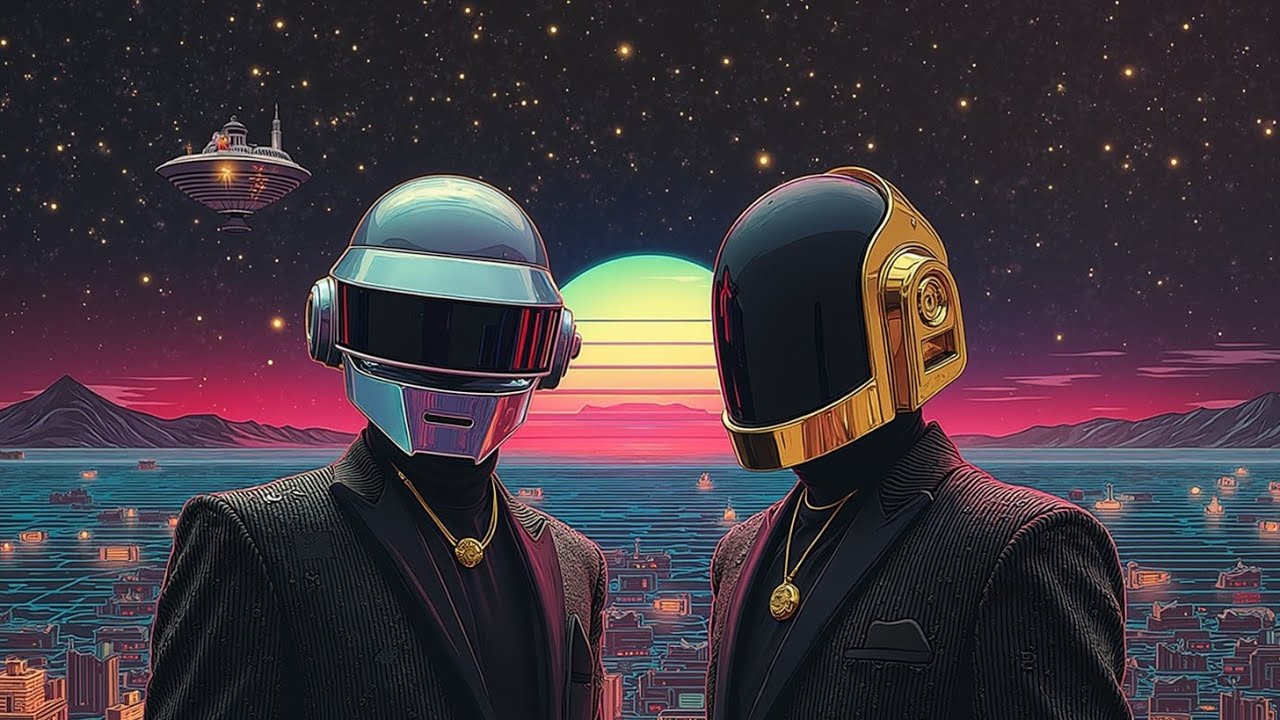 Фанк Вейв Одиссея: Ретро Chill Synthwave Микс ~ Электронные Грувы в Стиле Daft Punk