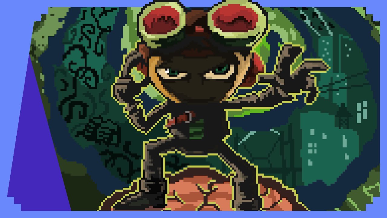 Psychonauts // Pixel Art Time Lapse!