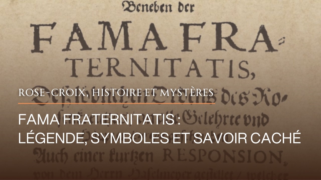 Rose-Croix, Histoire et Mystères | Fama Fraternitatis : légende, symboles et savoir caché
