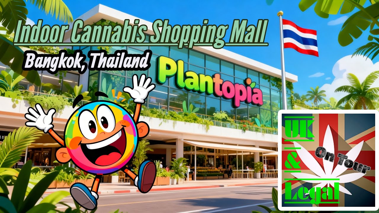 Plantopia, Weed City, Bangkok indoor shopping mall with a difference! 
