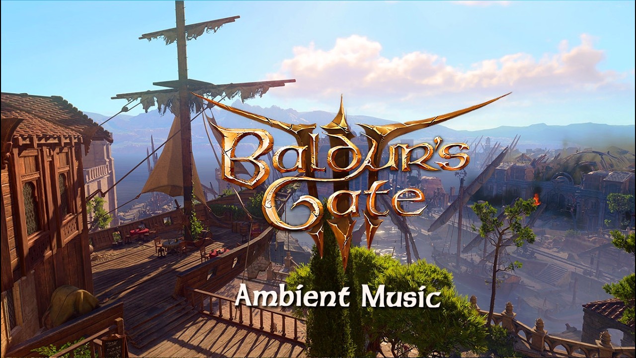 Baldur's Gate 3 - City Ambient Music - Relaxing Music & Ambience