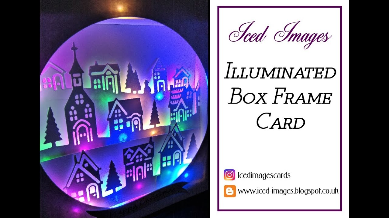 Illuminated Box frame card