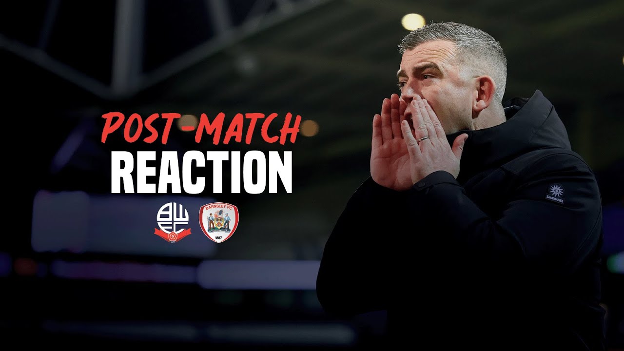 STEVEN SCHUMACHER | Head Coach reacts to Barnsley at home