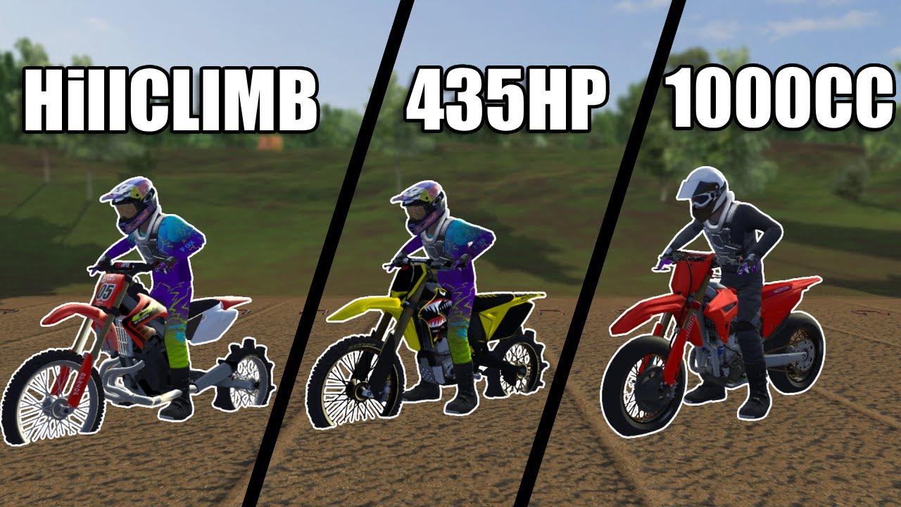 Я попробовал три самых мощных велосипеда в MxBikes (Сумасшествие)