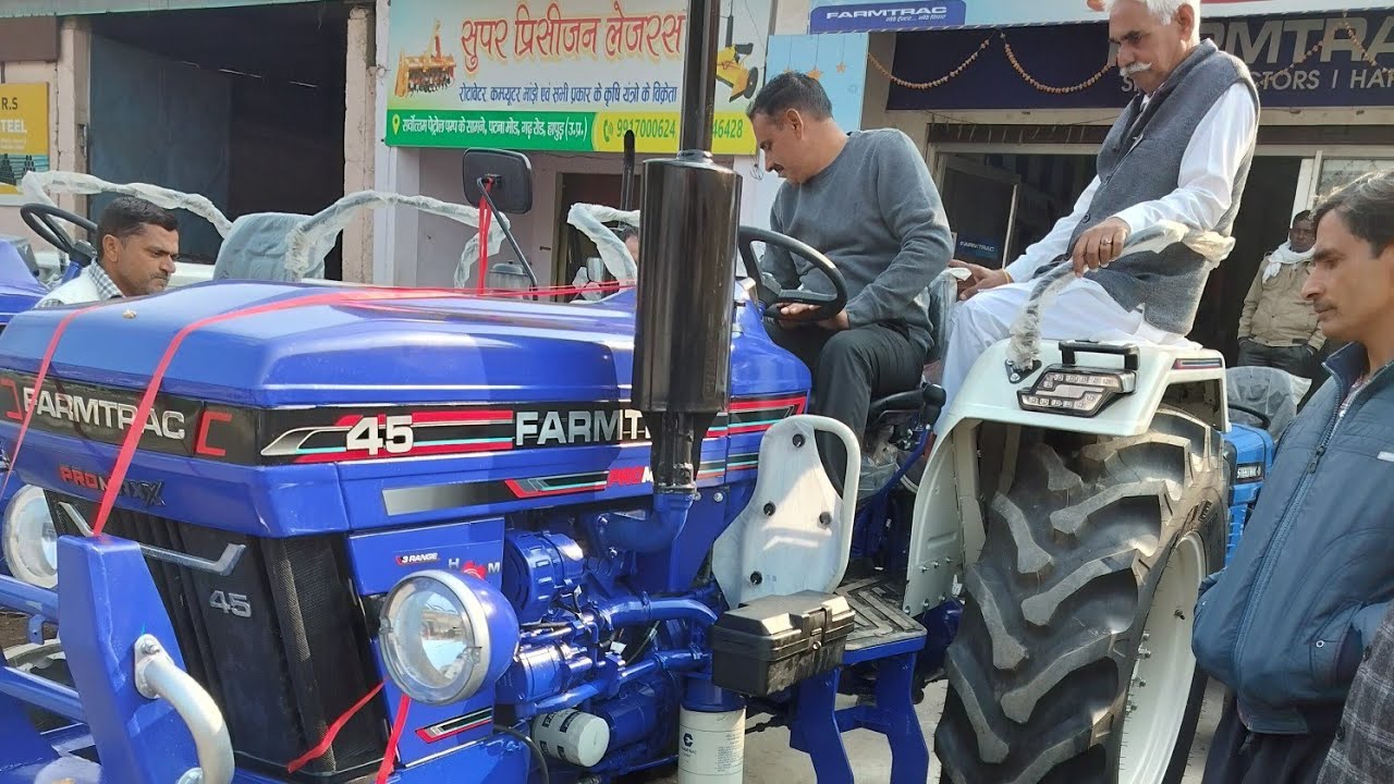 किसान ने खरीदा नया ट्रैक्टर FARMTRAC 45 PROMAXX 45 HP के साथ पावर स्टेरिंग मॉडल @Vipin Teotia