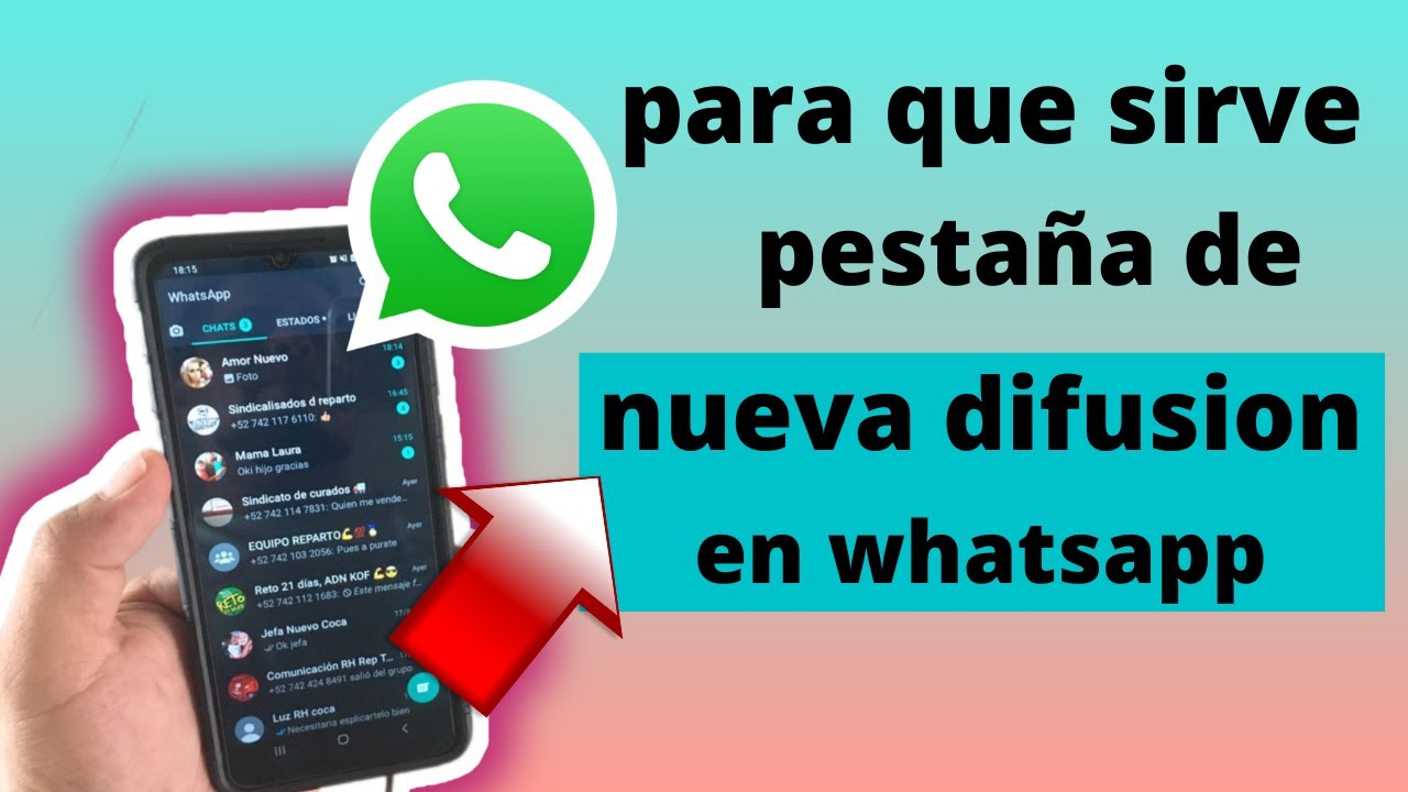 c&oacute;mo funciona difusi&oacute;n en WhatsApp