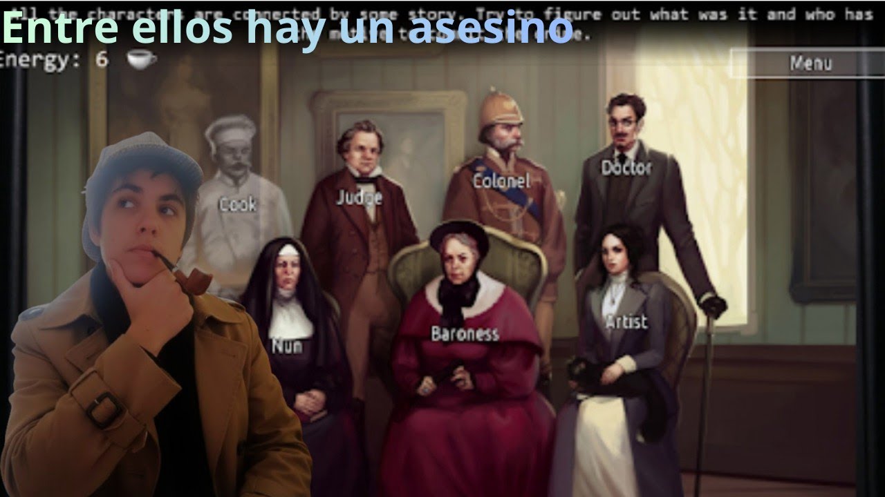 soy un detective y tengo que encontrar a un asesino entre varias personas