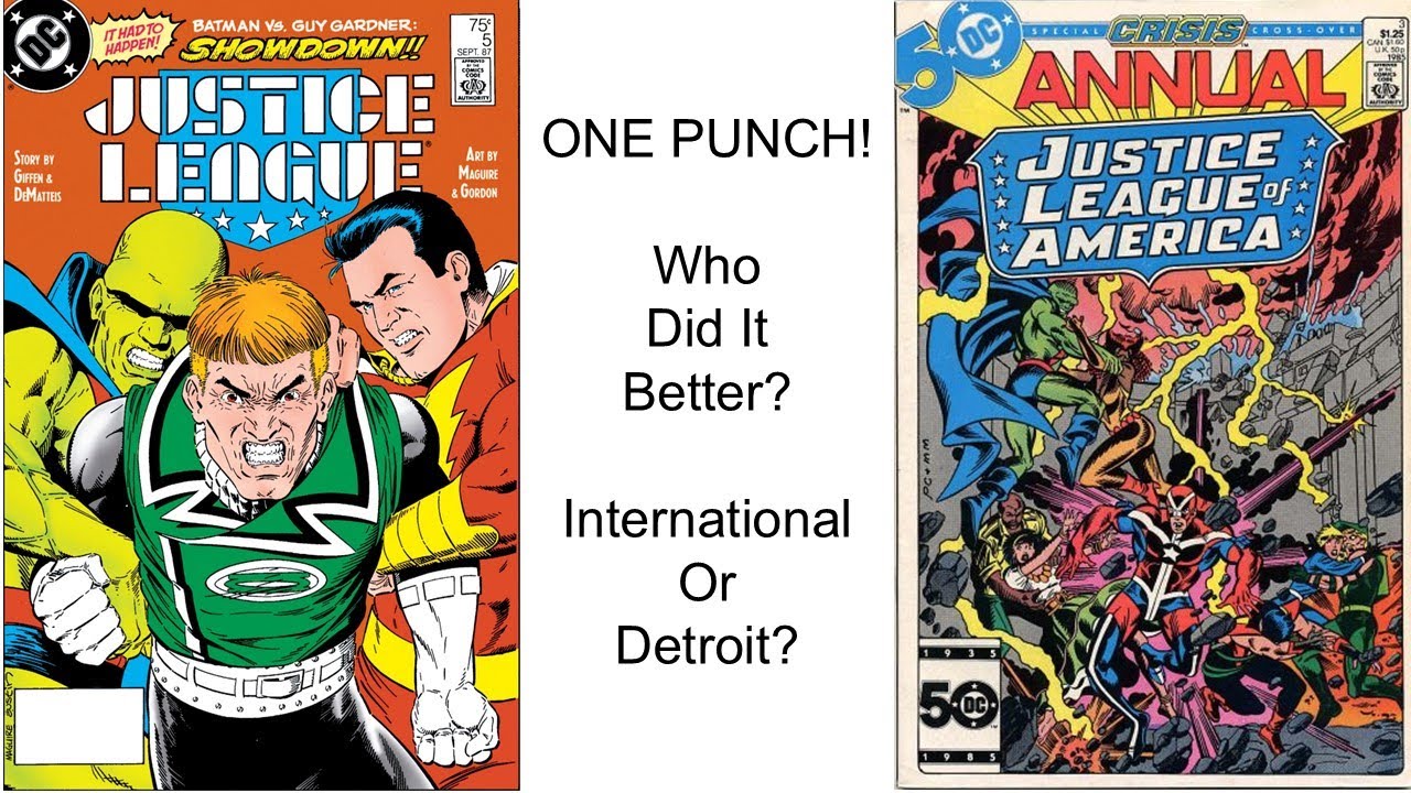 Justice League Detroit is Better than JLI at one thing... One Punch