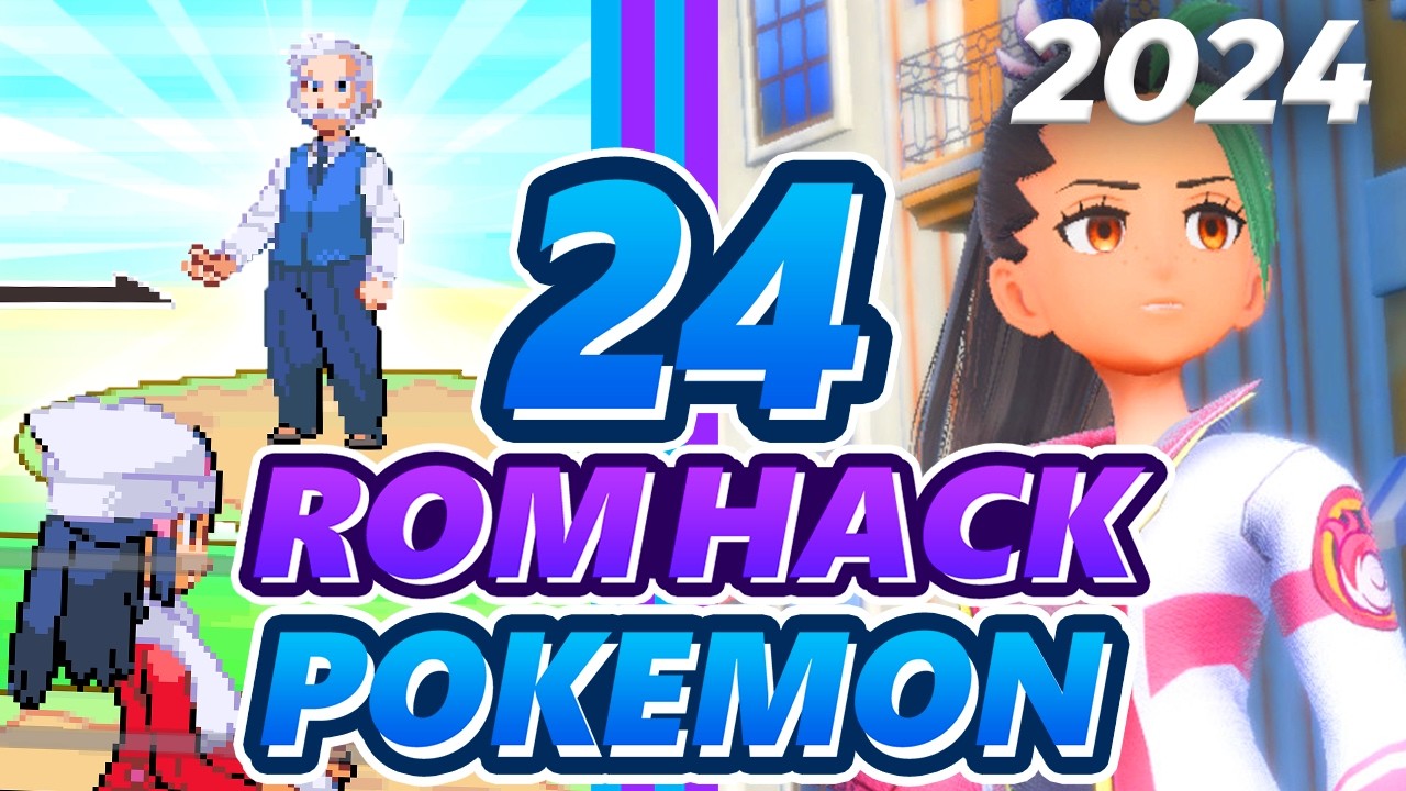 Les 24 MEILLEURES ROMS HACK POKEMON de 2024