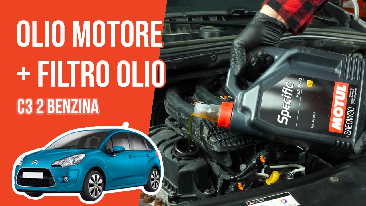 Cambio olio motore e filtro dell'olio Citroën C3 2 1.2 VTi 🛢