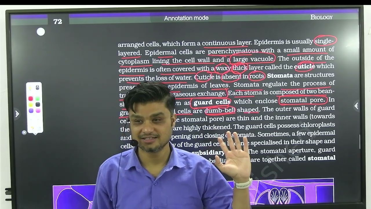 one shot plant anatomy- line by line NCERT by KP sir