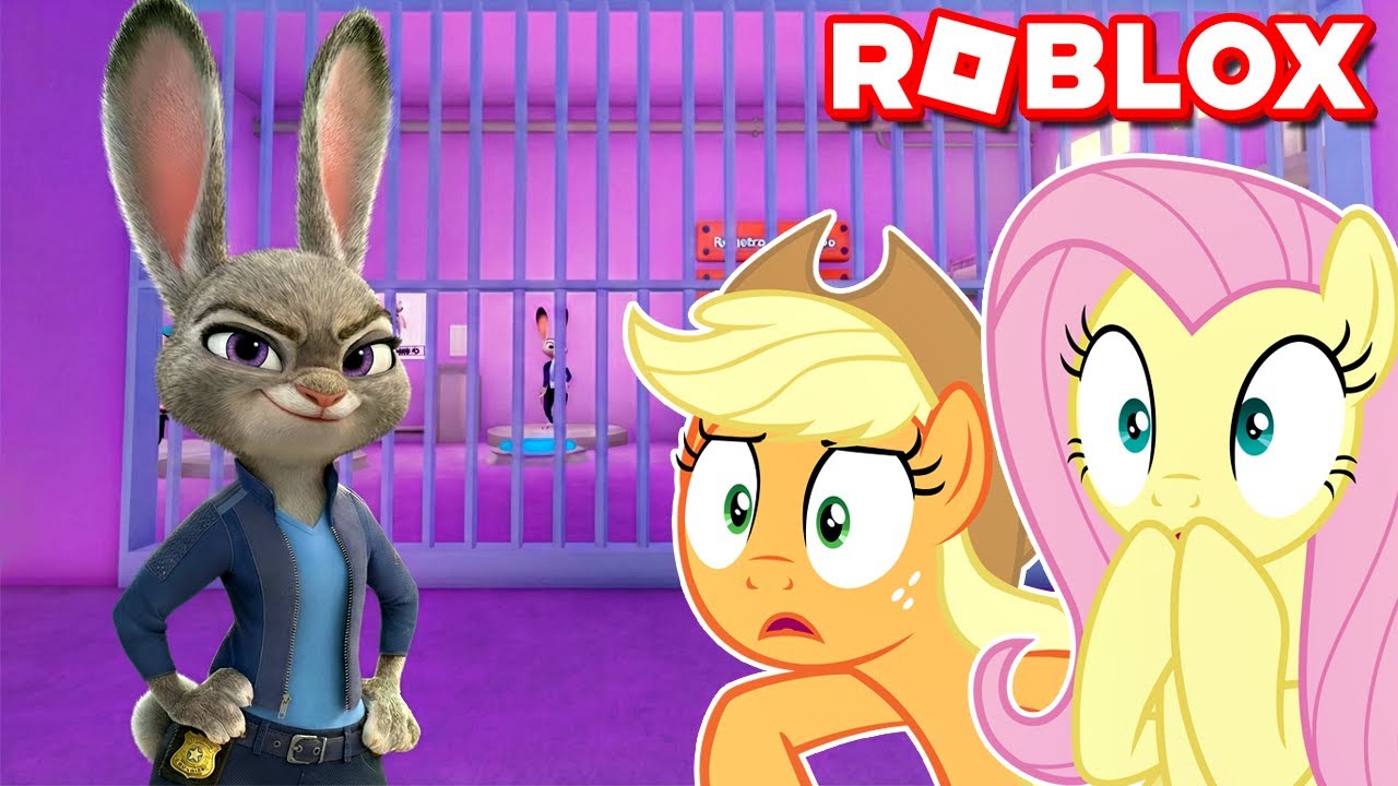 FUGINDO da PRIS&Atilde;O DA JUDY de ZOOTOPIA (Roblox) #LuliRarity