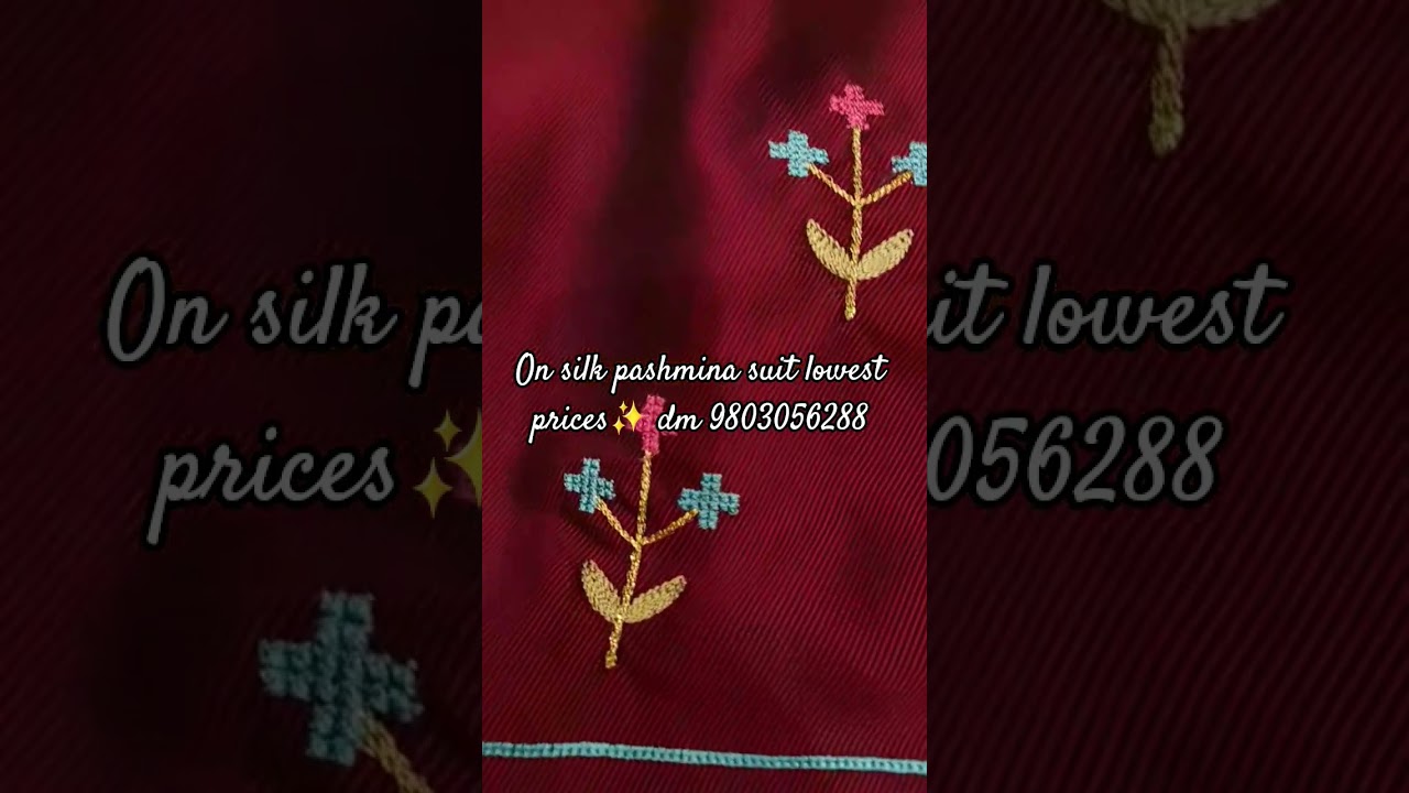 silk pashmina suit #punjabisong #music #remix