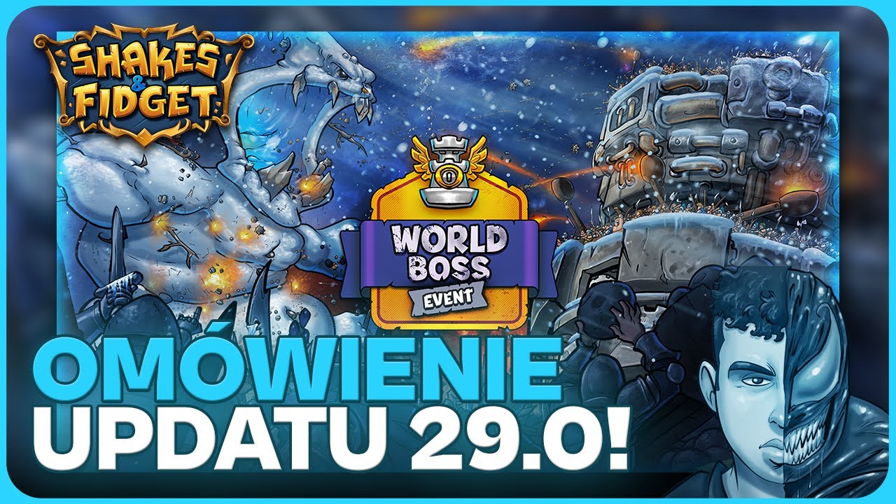 ⚔️ Świetne Zmiany w Bossie Świat&oacute;w!  🤯  Fuzje Serwer&oacute;w EU!  🔥  | Shakes & Fidget | N3utr4L ⚔️