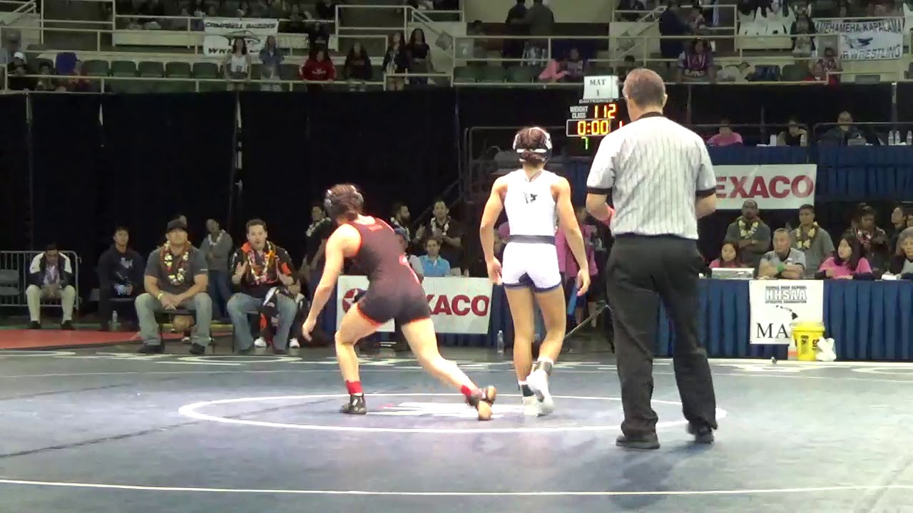 Girls 112: Haley Narahara (Kamehameha) def. Ino Terukina (Campbell), TF 18-3