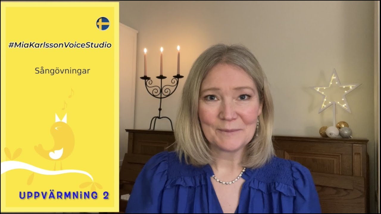 Sånguppvärmning 15 min - för sopraner, höga och lätta stämmor.